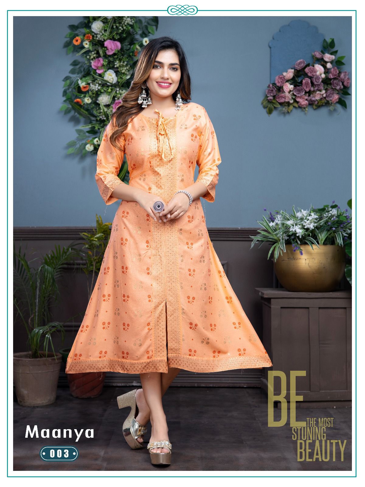 Maanya By Golden Printed Designer Kurtis Catalog
